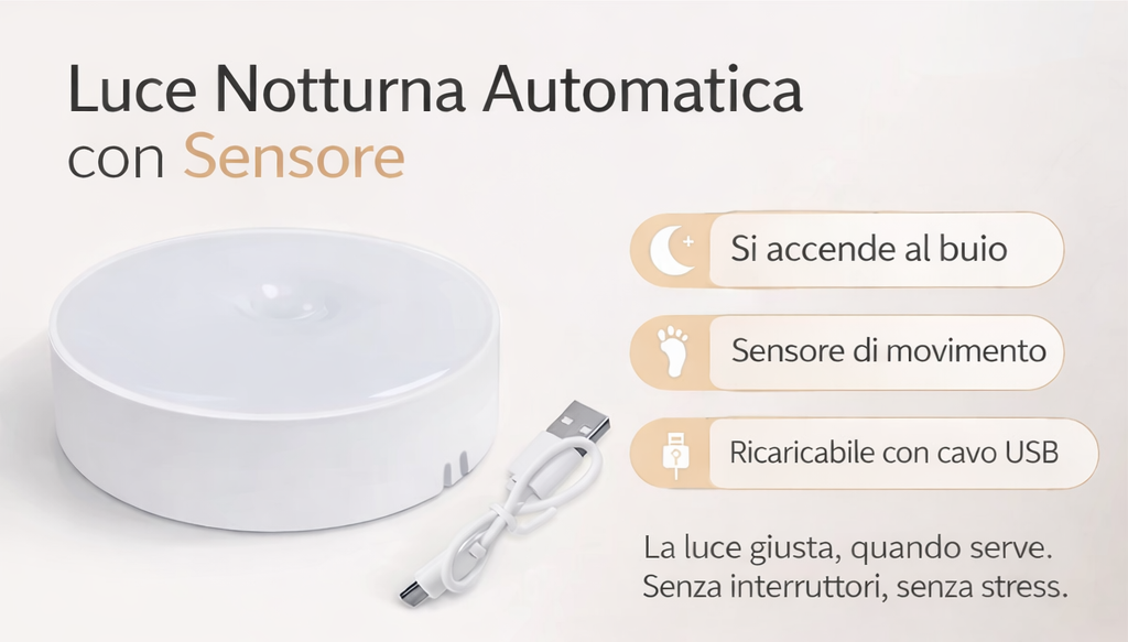 Luce Notturna Automatica Soft